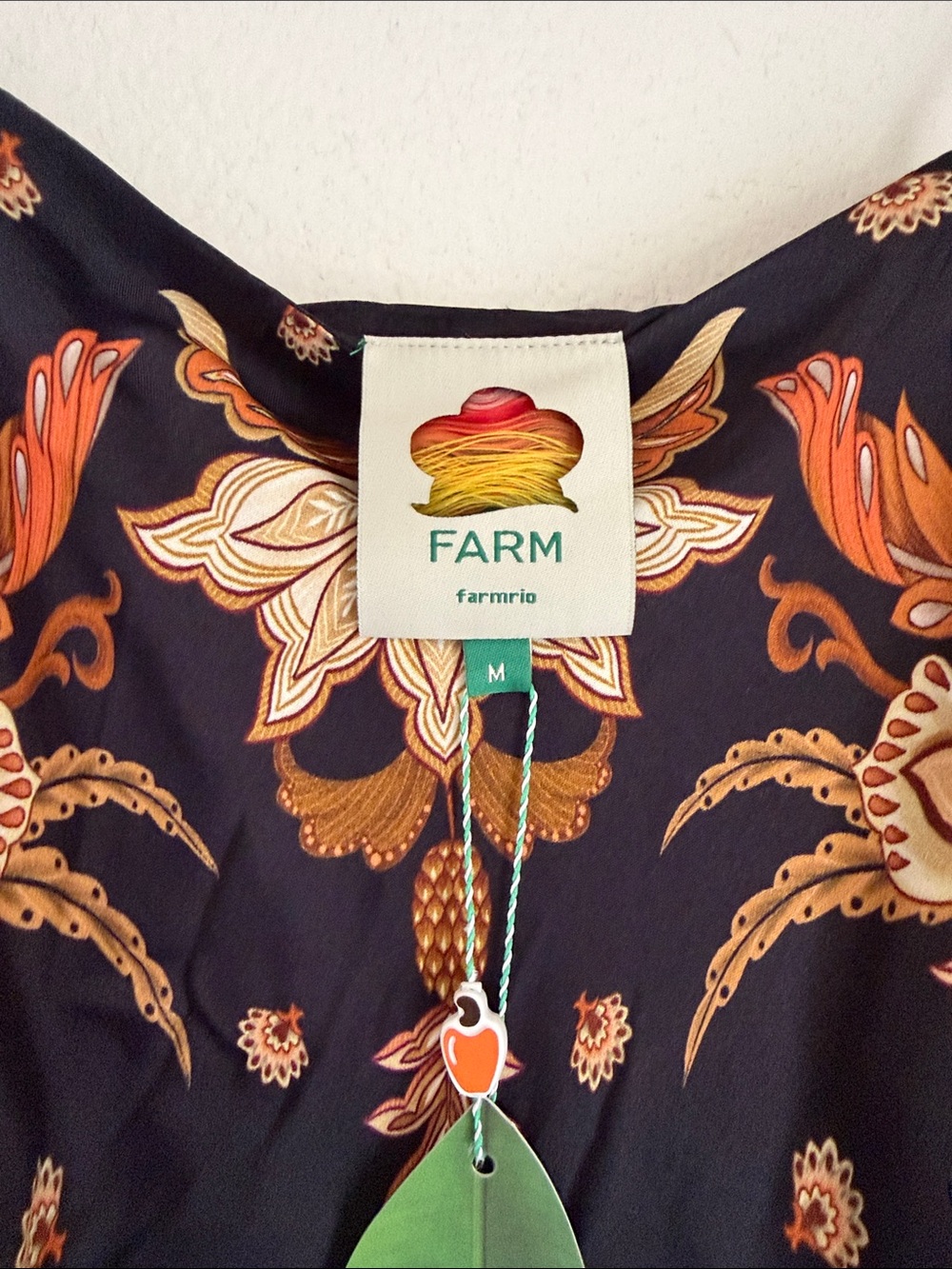 Farm Rio | Black Majestic Garden Slip Maxi Dress - Picture 8 of 9